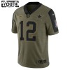 Maillot Enfant Dallas Cowboys Roger Staubach 12 Nike 2021 Salute to Service